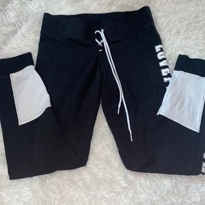 Victoria Secret Black sweats and a shirt